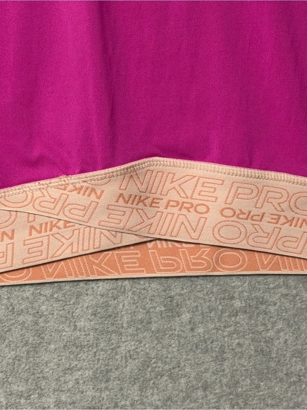 Nike Pro Women’s M Dri-FIT Crop Top Training Shirt Mesh Pink CJ4185-601